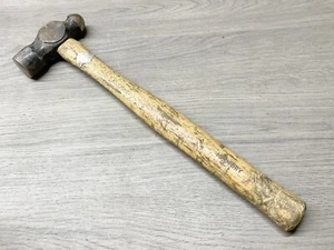 VINTAGE KUGELHAMMER HOLZGRIFF SCHMIED METALLARBEIT HANDWERKZEUG ZIMMEREI - Bild 1 von 9