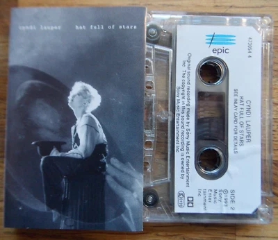 CYNDI LAUPER HAT FULL OF STARS CASSETTE TAPE ALBUM 4730544 + TWELVE DEADY CYNS - Image 1 of 4