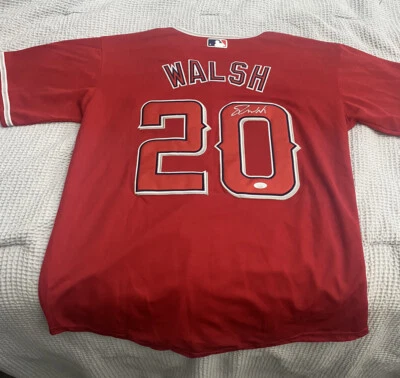JARED WALSH Signed Autographed Jersey Los Angeles Angels #20 Red JSA Certified - Image 1 of 4