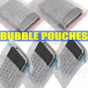 BUBBLE WRAP BAGS POUCHES SELF SEAL PLAIN ENVELOP ALL SIZE CLEAR CHEAPEST POUCHES - Picture 1 of 22