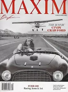 CINDY CRAWFORD - FERRARI - Maxim Magazine - March 2025 - April 2025 - Picture 1 of 1