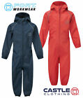 Kids Waterproof All In One Rain Puddle Suit Boys and Girls Hood Childs Coverall
