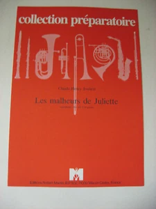 Claude Henry Joubert Les malheurs de Juliette Alto Saxophone & Piano Sheet Music - Picture 1 of 4