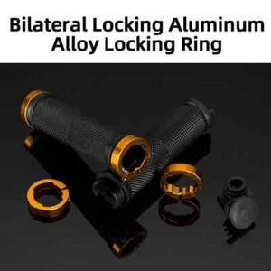 Empuñaduras de ciclismo ROCKBROS absorción de impactos cómodas empuñaduras de bloqueo unilaterales para bicicleta - Imagen 1 de 6