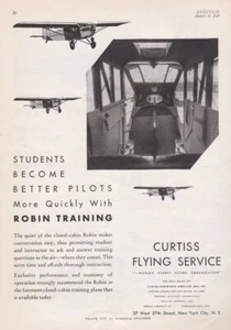 1929 Curtiss Robin Aircraft ad 10/1/2022g - Picture 1 of 1