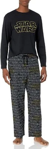 Conjunto de 2 pijamas de manga larga para dormir con logotipo de Star Wars XL nuevo regalo - Imagen 1 de 4