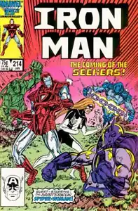 Iron Man (1st Series) #214 VF/NM; Marvel | Spider-Woman - we combine shipping - Picture 1 of 1
