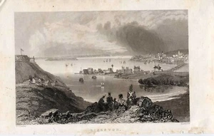 KINGSTON (maybe Canada) original engraving by W H Bartlett 1850 - Picture 1 of 1