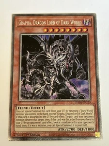 ☆ Grapha,Dragon Lord Of Dark World Ra04-EN159 PLATINUM SECRET YuGiOh ☆ - Picture 1 of 1