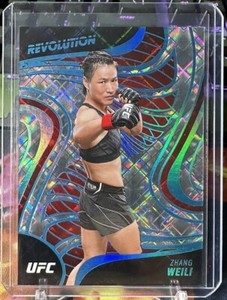 2023 Panini UFC Chronicles Zhang Weil Revolution Cosmic /149