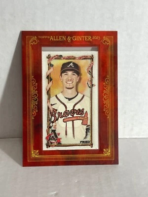 2023 Topps Allen & Ginter  Framed Mini Cloth /10 MAX FRIED - Image 1 of 2