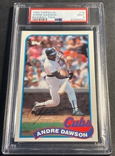 RARE 1989 ANDRE DAWSON TOPPS/LJN BASEBALL TALK OVERSIZED  #78 PSA 9 POP 4