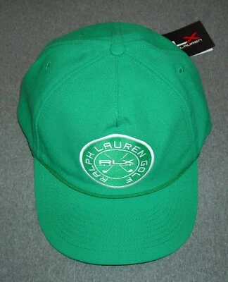 全新带标签男式 RLX Ralph Lauren 高尔夫帽颜色绿色均码 60 美元 — 第 1/4 张图片
