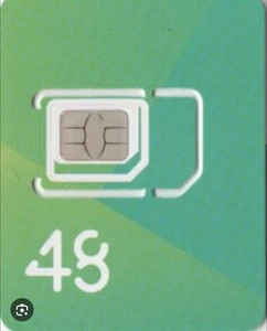 48 mobile SIM 4G/5G Ireland - PAYG - Irish Network - Prepaid Triple SIM Card - Picture 1 of 5