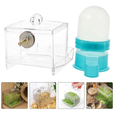  Hängender Hühnerfutterspender Futtertrog Automatischer Futterautomat - Bild 1 von 4