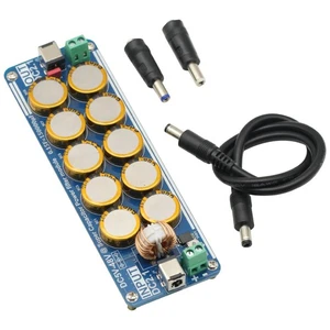 Scheda Filtro Supercondensatore 5V-48V 10A Interruttore Lineare Alimentatore per Rasp... - Foto 1 di 5