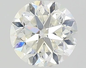 0.40 Ct GIA Certified Natural Earth Mined J/SI1 Clarity Diamond Loose Round 4 mm - Picture 1 of 7