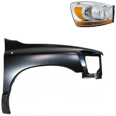 Kit de faros para Dodge Ram 1500 2006-2008 06-09 Ram 2500 lado del pasajero Foto 1 de 4