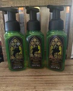 Bath & Body Works Halloween SPELLBINDING SWEETS Gentle Foaming Hand Soap Lot x3 - Picture 1 of 3