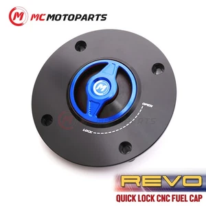CNC  Keyless Quick Release Fuel Cap For Suzuki V-Strom 650 1000 TL1000 SV650 - Picture 1 of 10