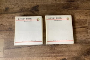 DETROIT DIESEL SERIES V-71 SERVICE MANUAL SET 1989 SECTIONS 1-3, 4-15 Free Ship - Picture 1 of 7