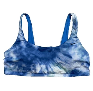 Top de bikini acolchado cuello redondo Nike Tie Dye talla XL - Imagen 1 de 8
