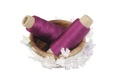 Knitsilk Wool, Cotton and Silk Blended Thread (2 ply 2/60's) - 50 Grams - Image 1 of 4