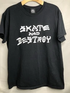 Camiseta gráfica Thrasher Skate And Destroy para hombre talla L grande - Imagen 1 de 12