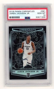 2018-19 Panini Chronicles Obsidian Preview Jaren Jackson Jr. PSA 10 Grizzlies - Bild 1 von 2