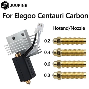 Kit de boquilla de latón Hotend extrusora de calefacción de cabezal de carbono para Elegoo Centauri impresión 3DPrint - Imagen 1 de 14