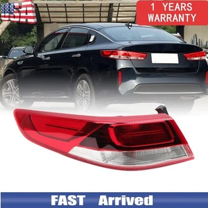 For 2016-2019 2020 Kia Optima Sedan Outer Driver Side Halogen Tail Light - Picture 1 of 8