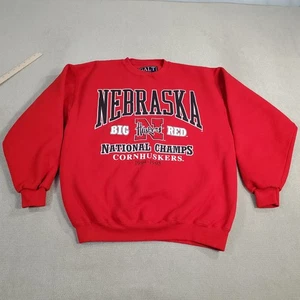 VINTAGE Nebraska Huskers Sweatshirt Herren Extra Large Pullover Sweater Galt Sand* - Bild 1 von 9
