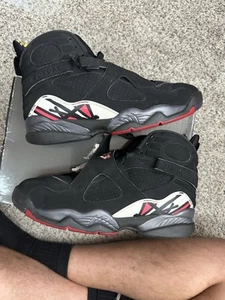 Air Jordan 8 Retro Playoff Black Red Blue White Chrome - Größe 9 - Bild 1 von 10
