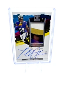 2024 panini impeccable Terrell Suggs Auto 4 Color Patch 29/35 Extravagance EP-TS - Picture 1 of 12