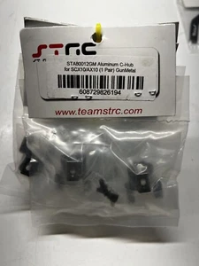 Team STRC SCX10/ax10 1 Pair Gunmetal Aluminum C-hub STA80012GM - Bild 1 von 2