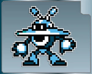 GALAXY MAN Sprite from MEGA MAN Vinyl Decal #1 Car Truck Laptop Sticker - Picture 1 of 1