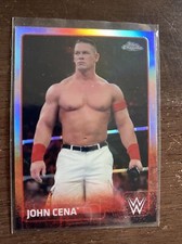 2015 Topps Chrome WWE John Cena SP Refractor Card #38