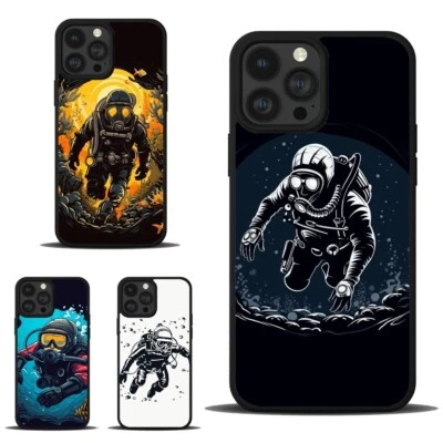 Fundas Para iPhone 6 7 8 11 12 13 14 15 Pro Max Dibujo Buceo Foto 1 de 4