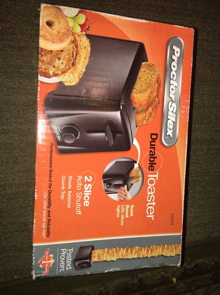 New Toaster Proctor Silex 22612 2 Slice Wide Slot  - Image 1 of 2