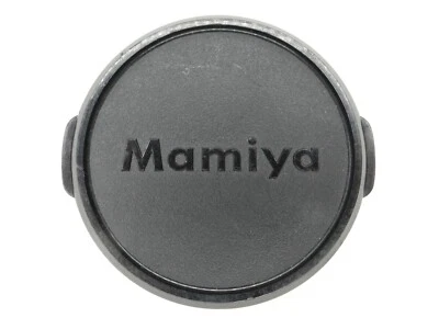 Tapa de lente de cámara frontal a presión negra genuina Mamiya 58 mm Foto 1 de 4
