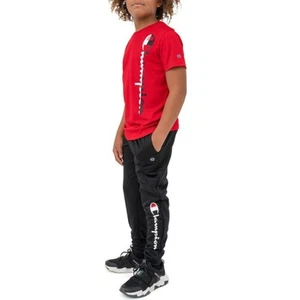Champion Boy's Lightweight 2 Piece Tee & Jogger Active Set Size 4/5 - Picture 1 of 3