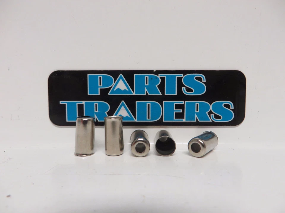 NOS Flanders Fitting Cap 7.5x15mm for 3.5mm Wire Cafe Custom Vintage Cable  End - Imagem 1 de 1