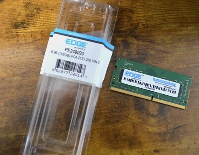 Edge Memory PE248093 8GB PC4-2133 260 PIN DDR4 1.2V SO DIMM - Image 1 of 2