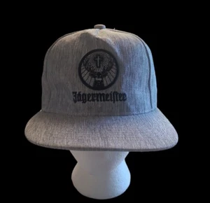 Jagermeister Snapback Hat Cap Gray Black One Size All - Picture 1 of 5
