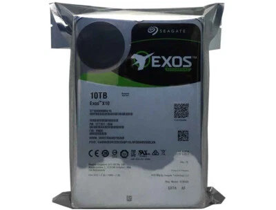 Seagate Exos X10 ST10000NM0016 10TB 7.2K 256MB 3.5" SATA Enterprise Hard Drive - Image 1 of 4