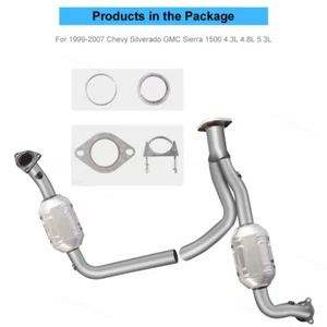 2pcs Direct Fit Catalytic Converter For 1999-2007 Chevy Silverado GMC Sierra - Bild 1 von 11