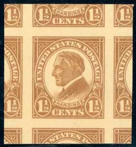 US Stamp #576 Harding, 1-1/2c PSE Cert - Gem 100J - Mint OGNH - SMQ $125.00 - Picture 1 of 2