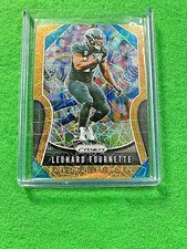 LEONARD FOURNETTE GOLD LAZER PRIZM CARD JERSEY #27 JAGUARS 2019 PRIZM FOOTBALL 
