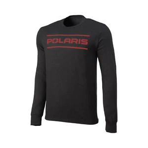 Polaris Men's Dash Long Sleeve Shirt, Black/Red | 2833082 - Picture 1 of 1