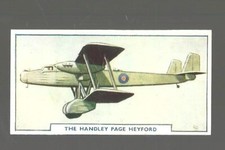 1938 GODFREY PHILLIPS AIRCRAFT  #16  THE HANDLEY PAGE HEYFORD  NM+  SERIES 1